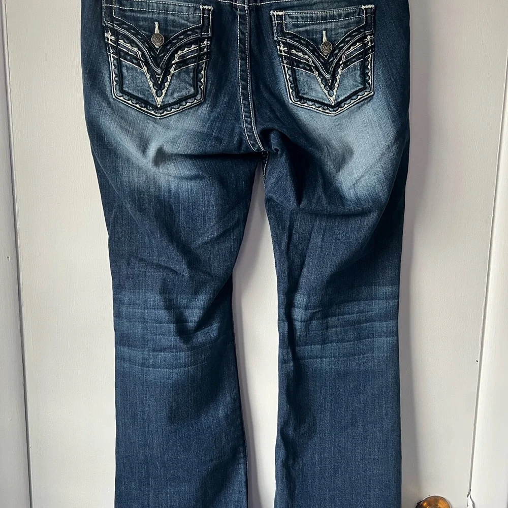Vigoss Women's Boot Cut Jeans - Size 14x33 - Picture 5 of 10